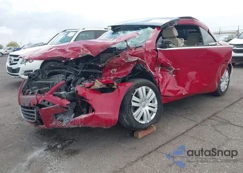 2008 Volkswagen Eos Turbo из США, поврежденный, VIN WVWBA71F18V033833